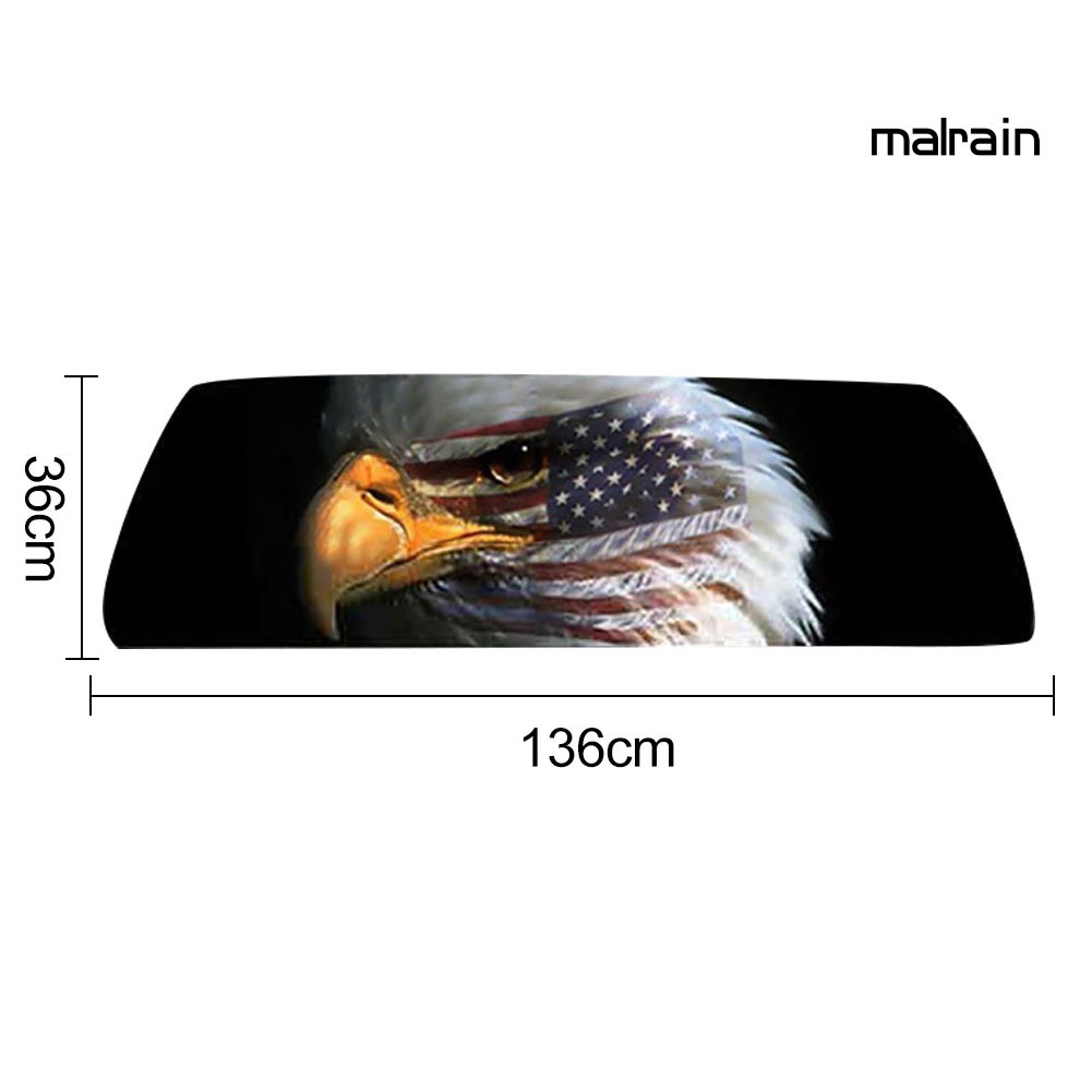 【VIP】American Flag Eagle Print Rear Window Graphic Decal Sticker Car Truck SUV Van