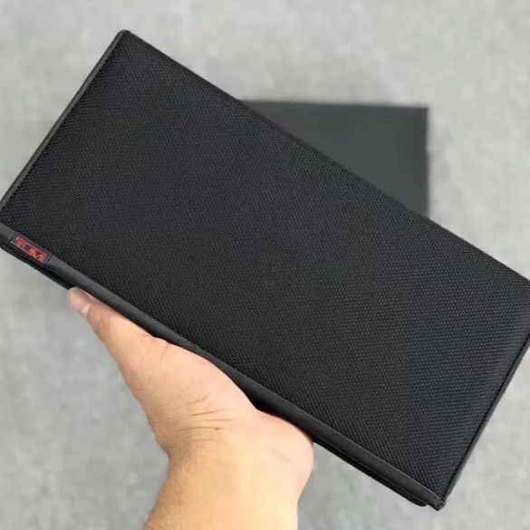 YKK Tumi Túi Đựng Hộ Chiếu Bằng nylon Và Da Có Khóa Kéo