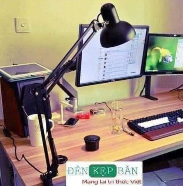 Đèn học kẹp bàn chống cận thị