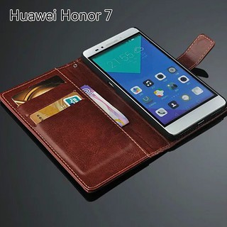 Bao Da Nắp Gập Có Ngăn Đựng Thẻ Cho Huawei Honor 7 Điện Thoại