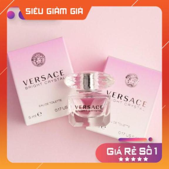Nước hoa mini Versace Bright Crystal 5ml Full Seal ⚜️Hàng Authentic⚜️