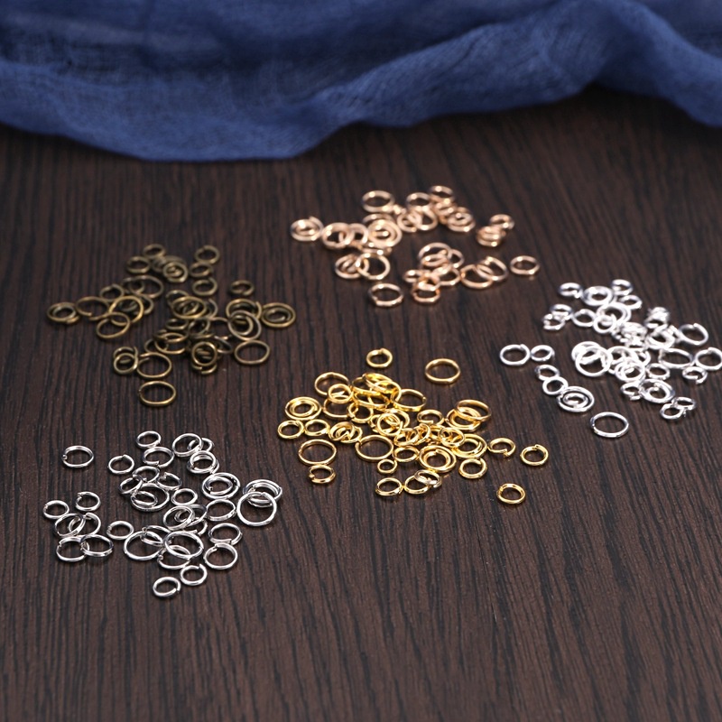 Móc Khoen Nối Phụ Kiện Các Loại Nhiều Size 5Gram/Gói - Phụ Kiện Nguyên Liệu Trang Sức Thủ Công