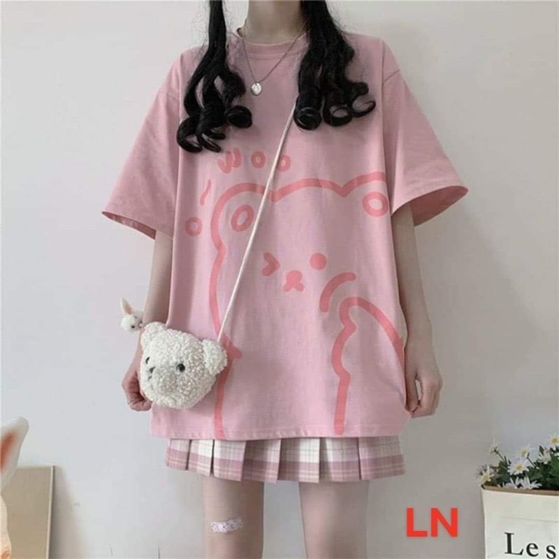 Áo phông gấu WOO LN11