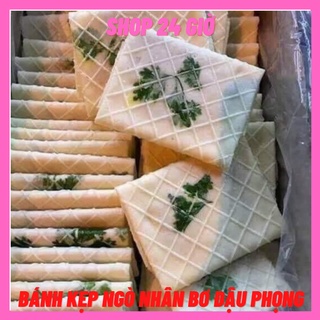 Bánh kẹp ngò bơ đậu phọng