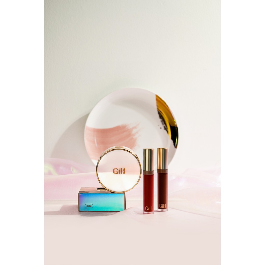 Combo Phấn nước Gilaa Long Wear DD Cushion & Lip Cream | BigBuy360 - bigbuy360.vn