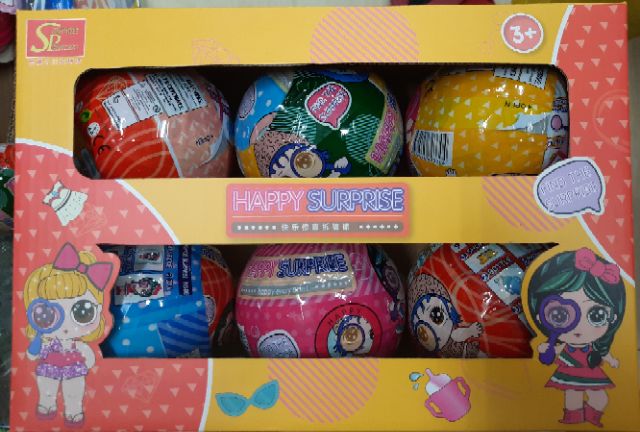 Bộ 6 quả trứng LOL Surprise giá rẻ búp bê bất ngờ