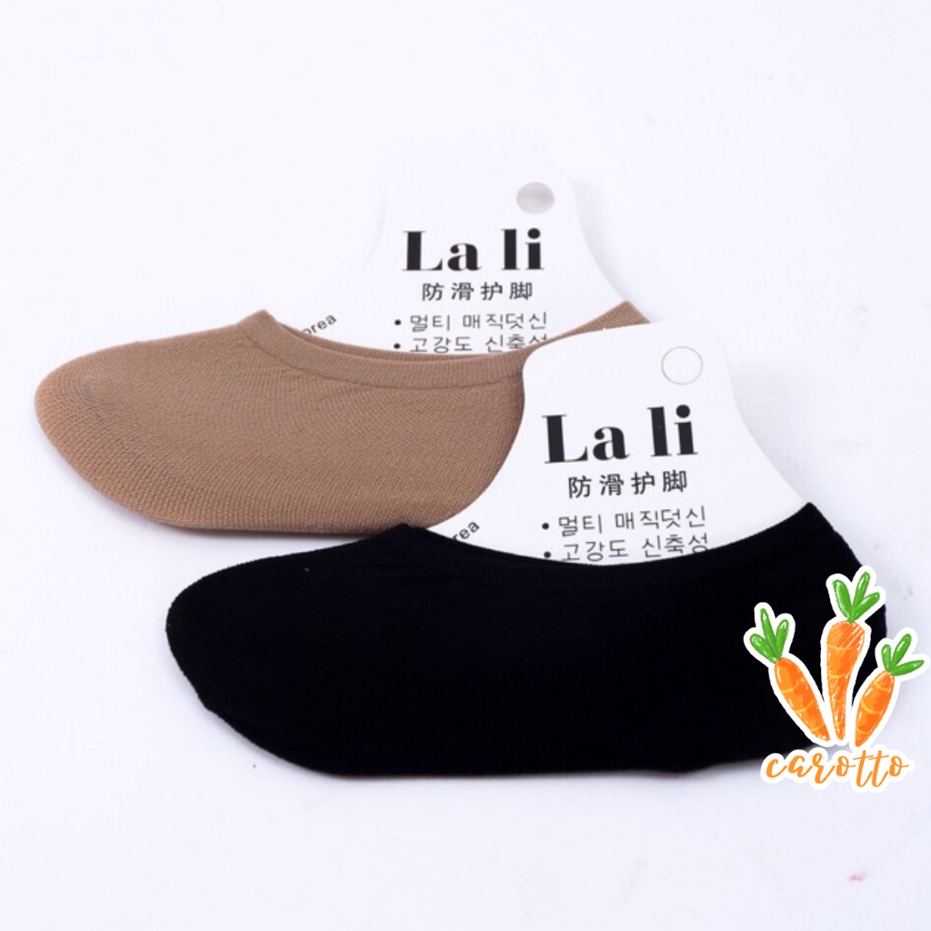 Tất Vớ Lười Ngắn Nửa Bàn Chân Đi Giày Cao Gót Búp Bê - 3 Củ Cà Rốt