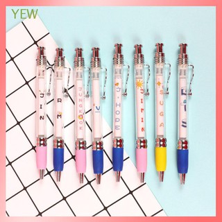 Cute Photo Black Ink Fans Gift Kpop Fashion BTS Ballpoint