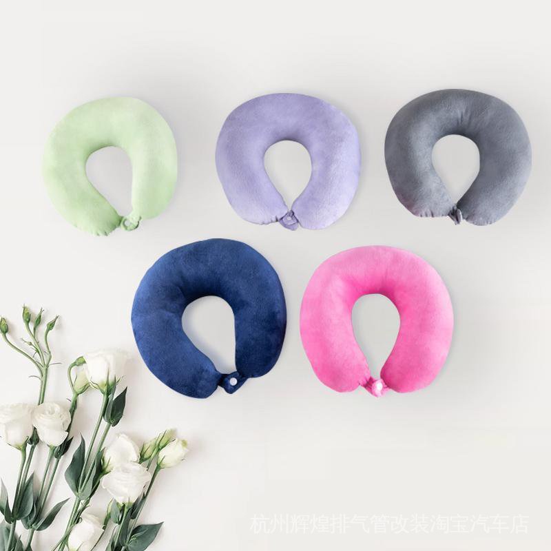 Gối Ngủ Kê Cổ Hình Chữ U Chất Liệu Cotton PP Tiện Dụng