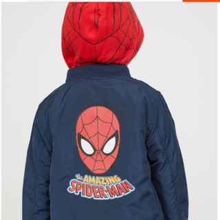 Áo bomber Spiderman bé trai siêu hot