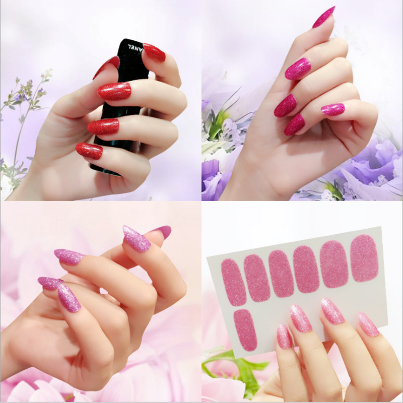 Set 14 Miếng Dán Móng Tay Chống Thấm Nước Thời Trang Dành Cho Phụ Nữ Mang Thai