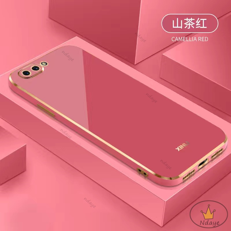 Ốp Lưng Realme C2 C3 C31 C35 C11 C15 C12 C25 C21 C20 C11 Ốp Điện Thoại Bảo Vệ Camera Màu Trơn Realme Cho NDYZB