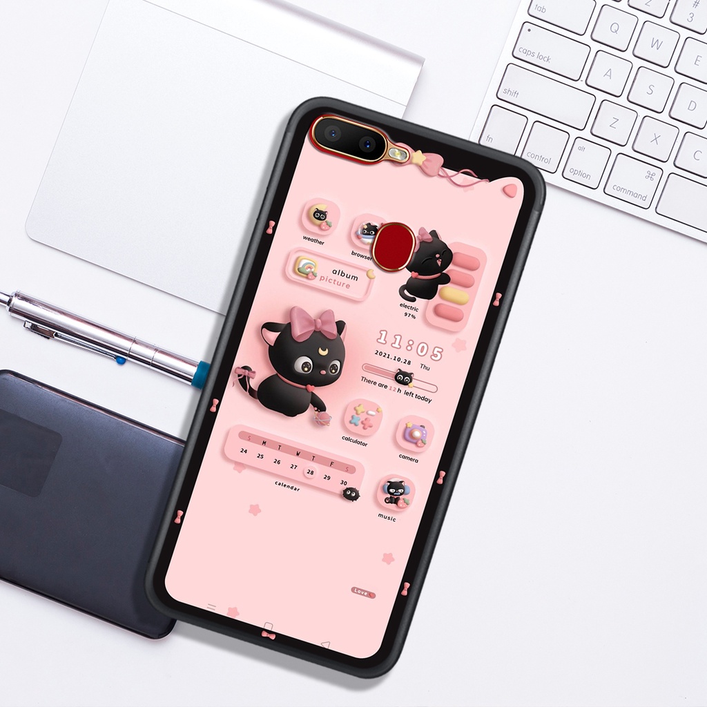 Ốp Lưng OPPO A5S - A7 - A12 - F9 , In Hình Sinh Động, Dễ Thương, Màu Sắc Cá Tính..