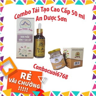 Láng mịn da sạch mụn Combo An Dược Sơn Serum Và Bột Thảo Dược 50ml