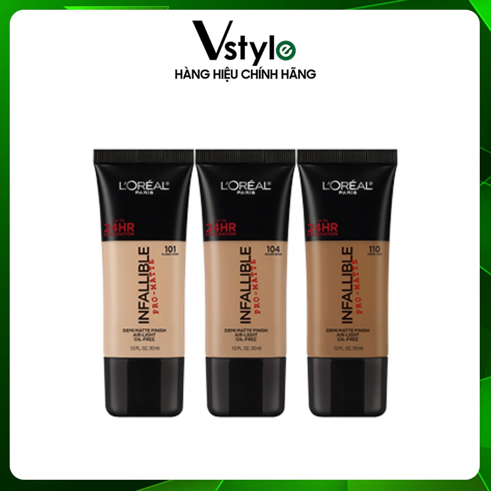 Kem Nền Trang Điểm L'Oreal Infallible Pro-Matte 24H Foundation Makeup