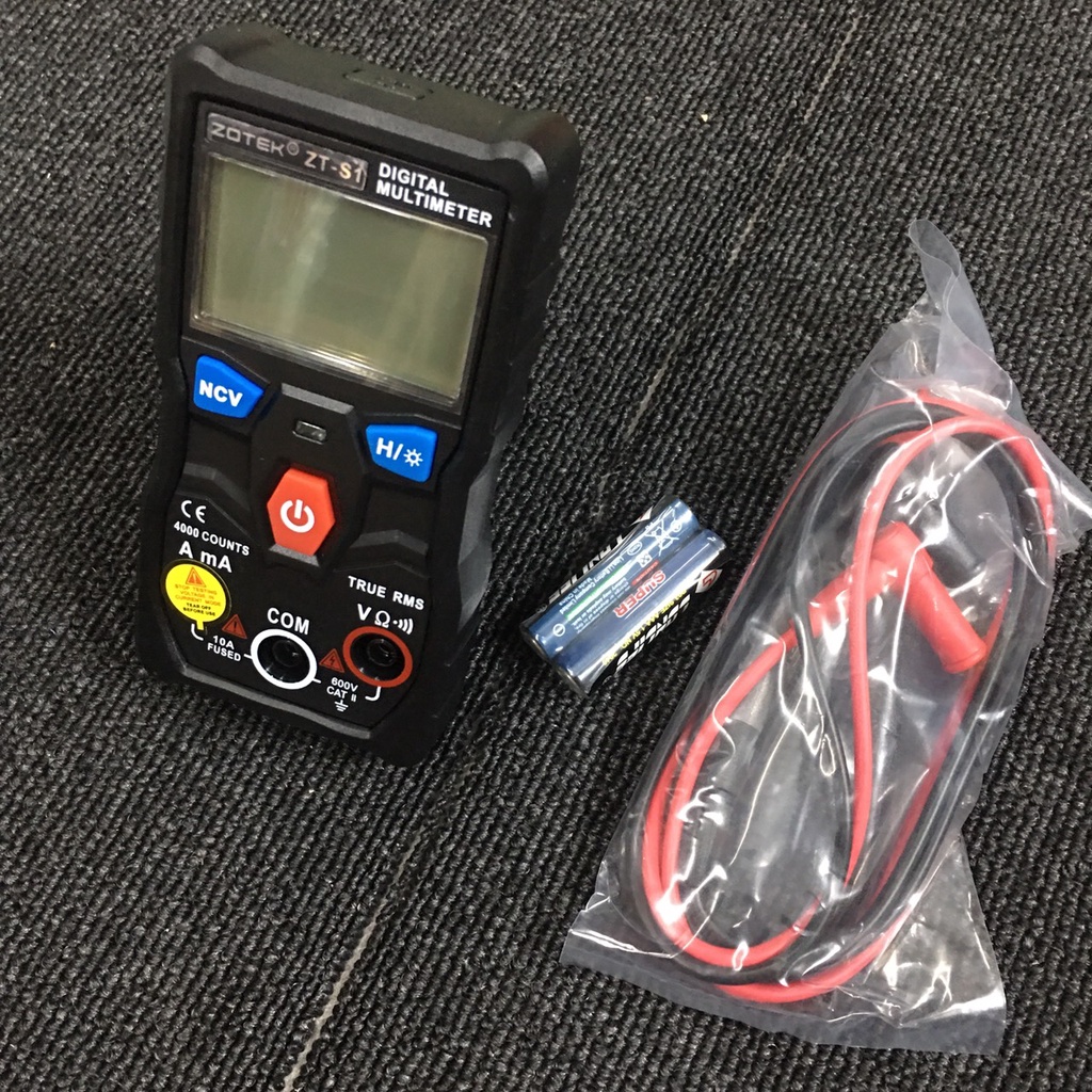 Đồng Hồ Đo Vạn Năng AUTO ZOTEK ZT-S1, Đồng Hồ Đo Ac/DC