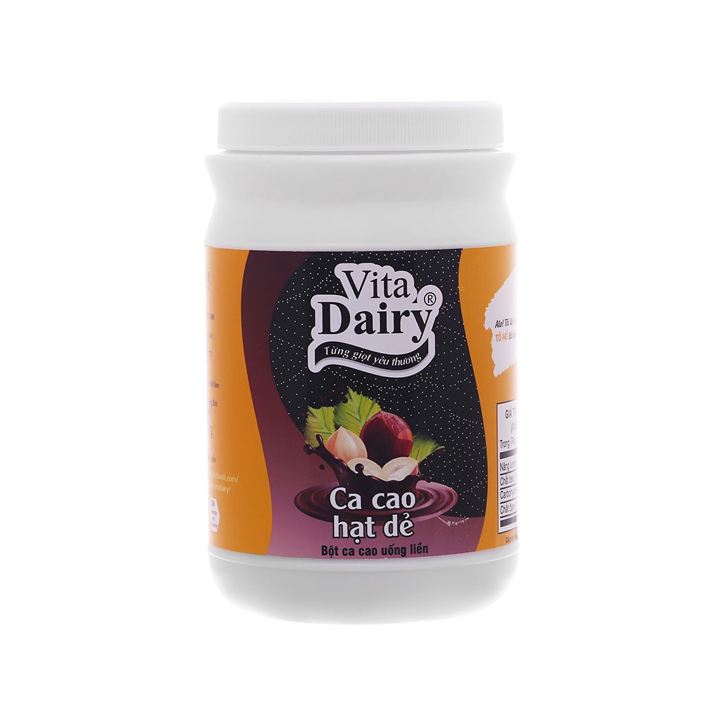 Bột ca cao hạt dẻ Vita Dairy hũ 450g