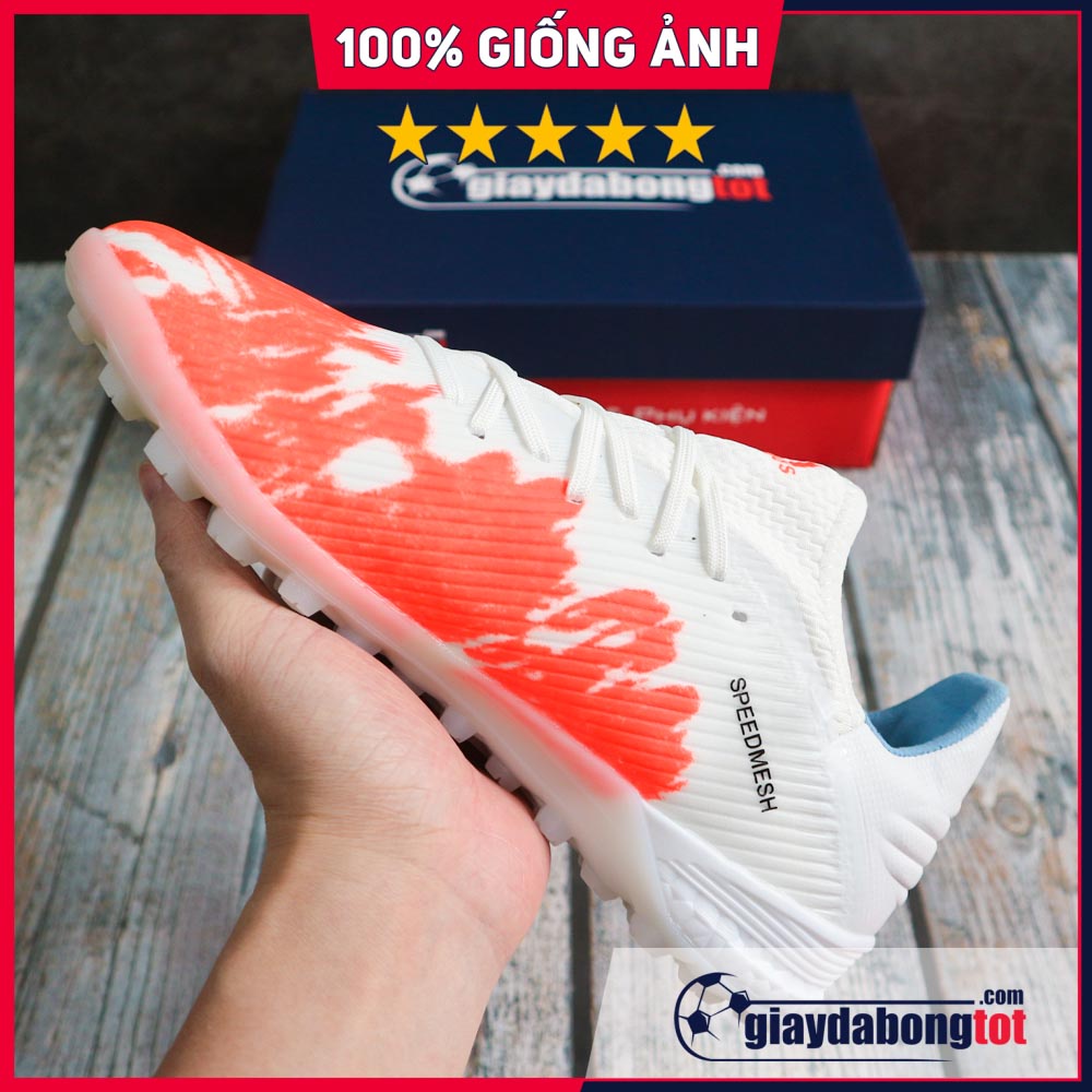 [ Full Box + Tặng Tất ] Giày Đá Banh nam X19.1 TF Cam trắng cao cấp | Shop Giày Đá Bóng Tốt
