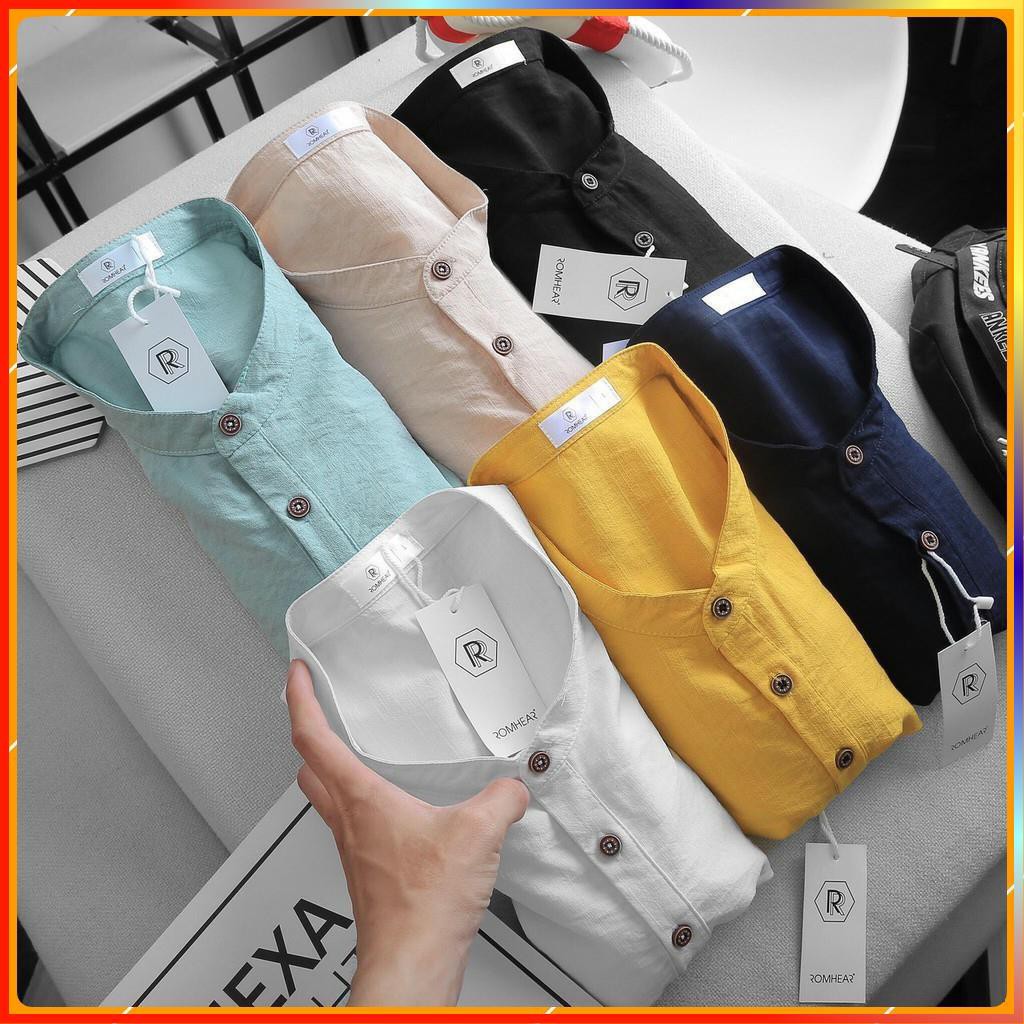 Áo Đũi Nam Cổ Tàu, Áo Đũi Cộc Tay Đẹp, Áo Mặc Đi Chơi Đi Biển Thoáng Mát, Hàng Đũi Thái Loại 1 Manko -AD63 | BigBuy360 - bigbuy360.vn