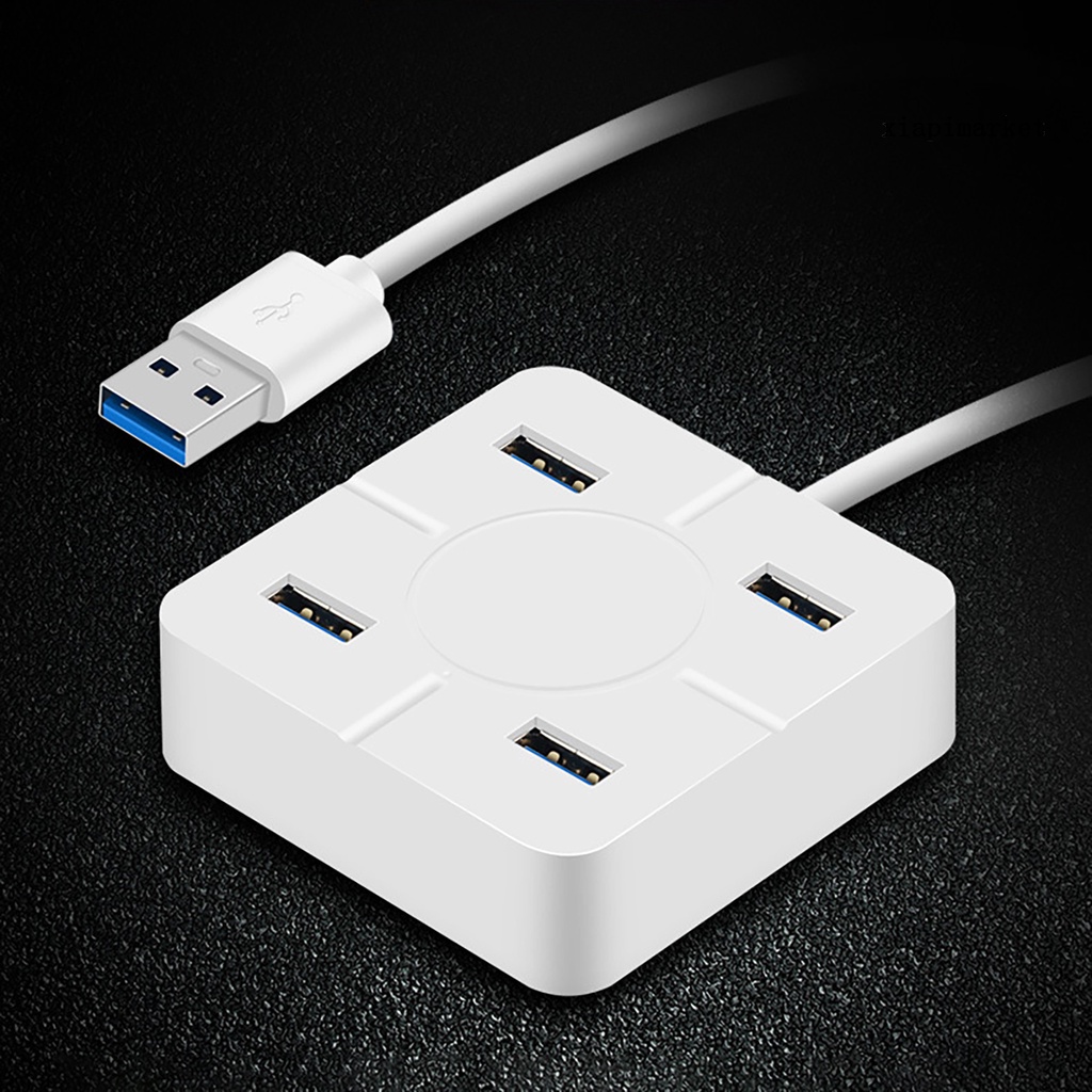 LOP_Docking Stand High Speed Stable Output Compact 4 in 1 USB2.0 Splitter Cable Hub for Computer