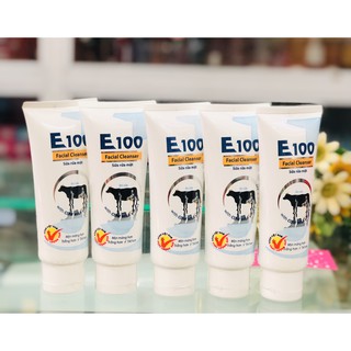 Sữa rửa mặt dưỡng trắng E100 con bò Facial Cleanser 80ml