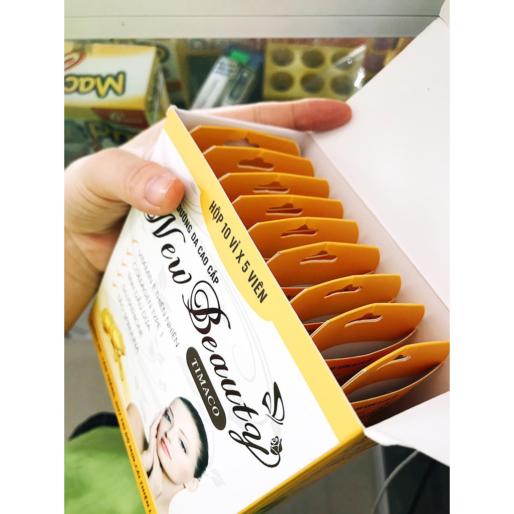 Viên bôi dưỡng da cao cấp New Beauty Timaco -