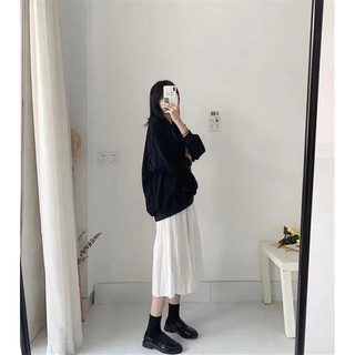[Hàng order] Set áo len+ chân váy xếp ly( kèm ảnh thật)