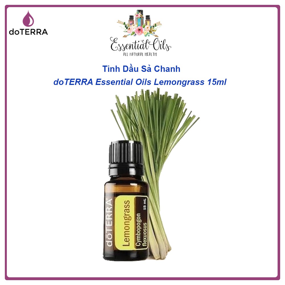Tinh Dầu Sả Chanh LemonGrass Tinh Dầu Trị Liệu Nguyên Chất doTERRA USA - doTERRA Essential - LemonGrass Oil 15ml