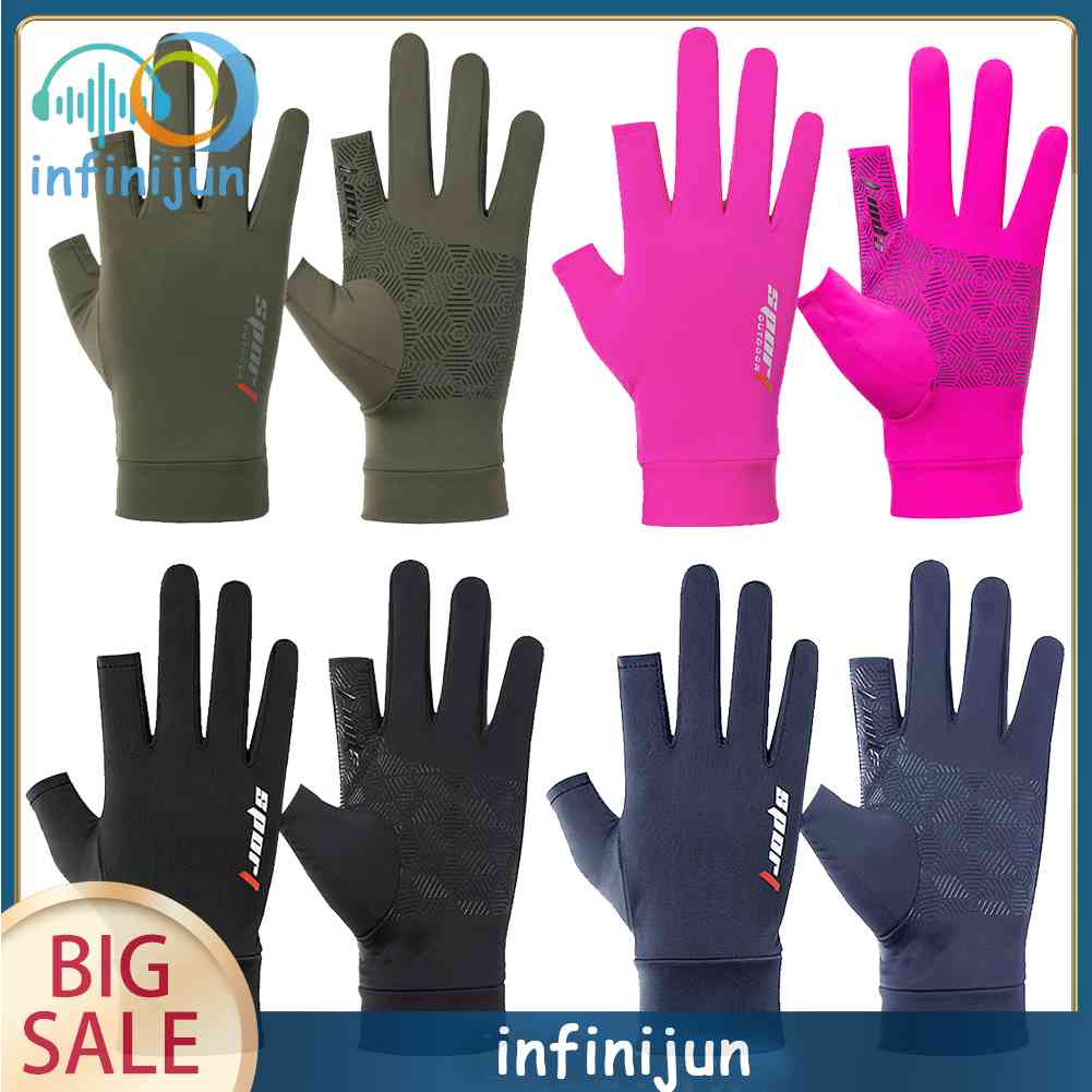 1 Đôi Găng Tay Câu Cá Chống Trượt 2 Ngón Cao Cấp Sự Bảo Vệ