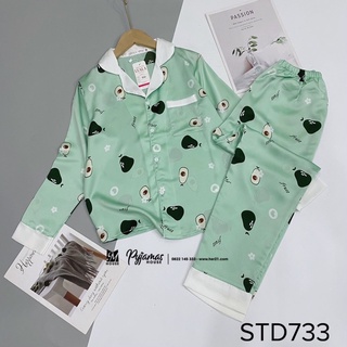 LUALA PIJAMA - bộ lụa dài tay
