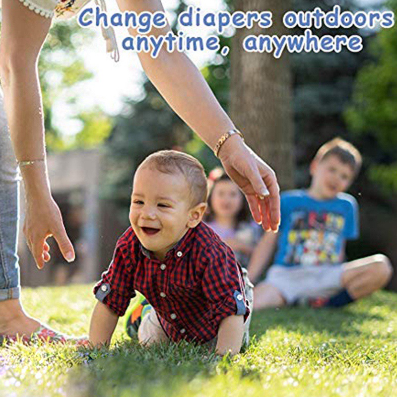 Giỏ đựng đồ dùng thiết yếu/ tã cho bé kích thước nhỏ gọn để trên xe hơi/ mang theo khi đi du lịch