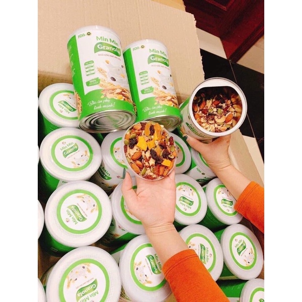 Ngũ Cốc Hạt Ăn Liền - ngũ cốc GRANOLA Min Min