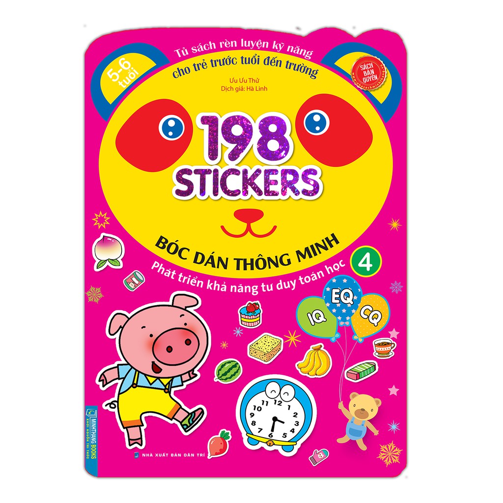 Sách - 198 sticker (q4) tư duy toán học IQ EQ CQ (5-6 tuổi)