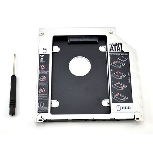 HDD CaddyBay 2.5” Sata 9,5mm/12,7mm ( Vỏ Nhôm )