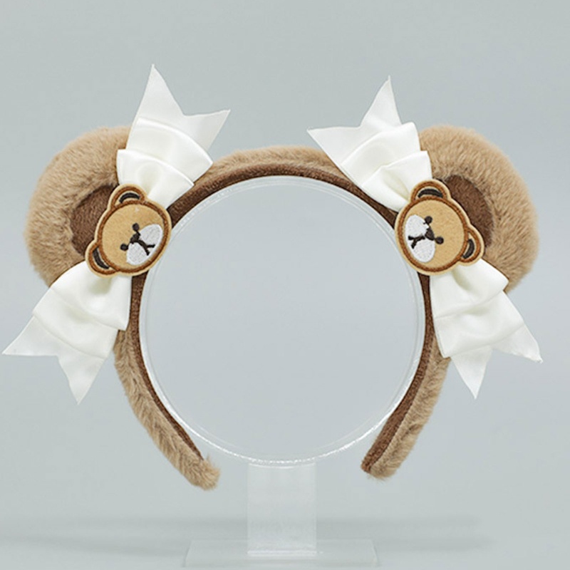 Băng Đô Cài Tóc Hình Tai Gấu Dễ Thương