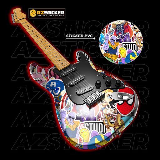 Sticker Marvel Chibi Dễ Thương Chống Nước Chống Bay Màu | STK112 | Dán Mũ Bảo Hiêm Điện Thoại Laptop Bình Nước