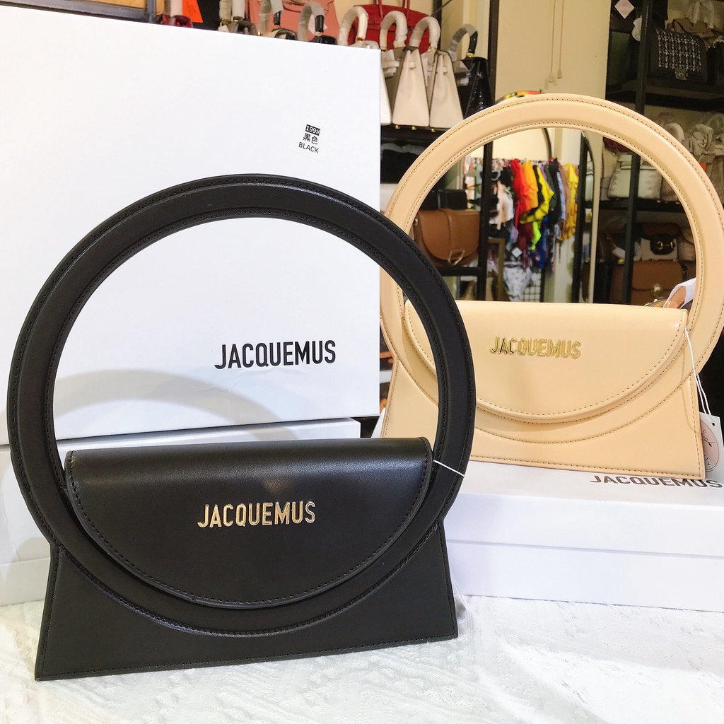 Túi xách nữ JACQUEMUS quai tròn chanh xả Fullbox