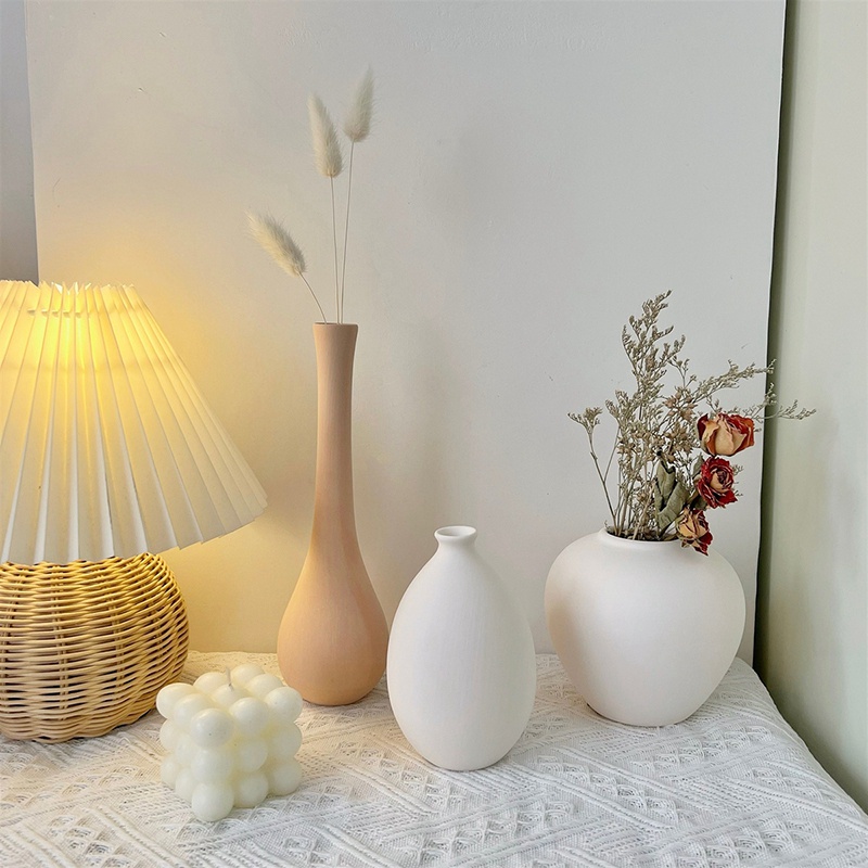 Bình Hoa Sứ Phong Cách Bắc Âu Hiện Đại Trang Trí Nội Thất