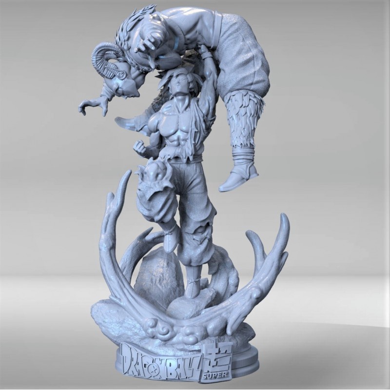 File in 3D Goku vs Moro Dragon Ball - Dragon Ball