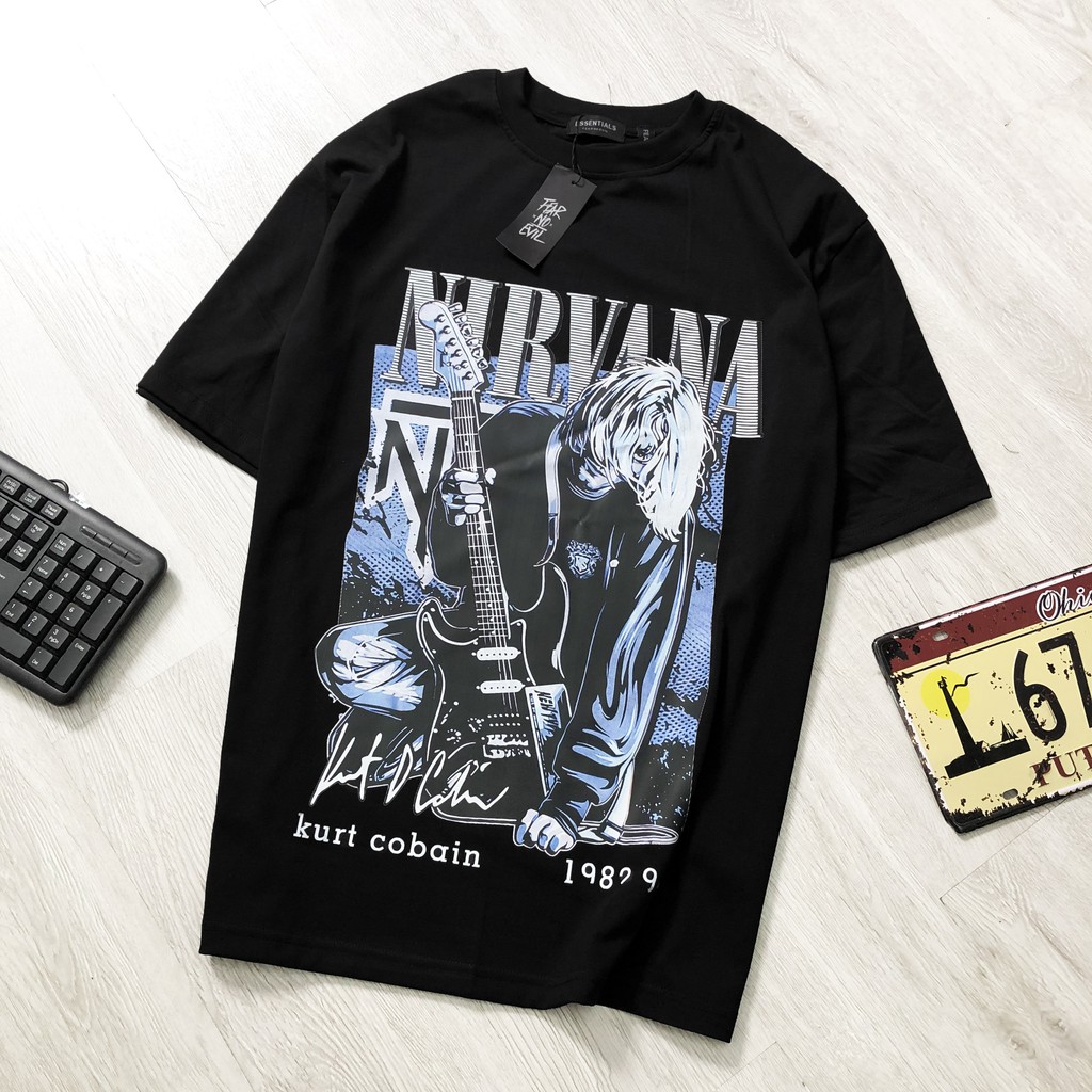 Áo thun tay lỡ Nirvara Kurt Conain 3.0, áo phông nam nữ T shirt unisex, Dricco official