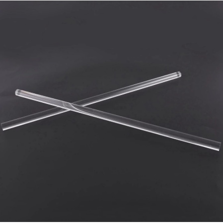 Thanh trụ que mica đặc trong suốt 10mm dài 1m