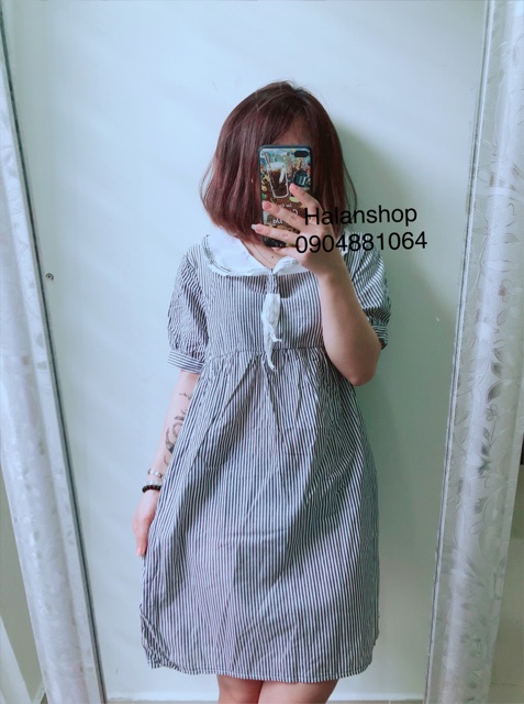 Đầm baby doll thuỷ thủ