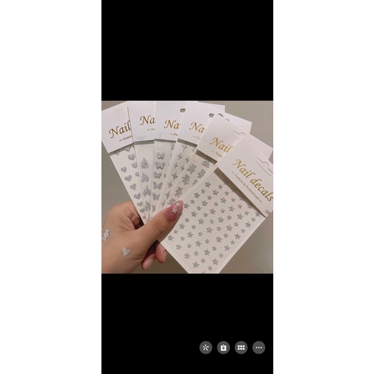 Sticker 1001 Mẫu JO và DD Họa tiết,Thương hiệu trang trí nail siêu đẹp - Phụ kiện đồ nail NYNAIL89