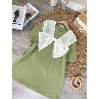 VÁY SUÔNG RỘNG ZIP PHA TƠ
