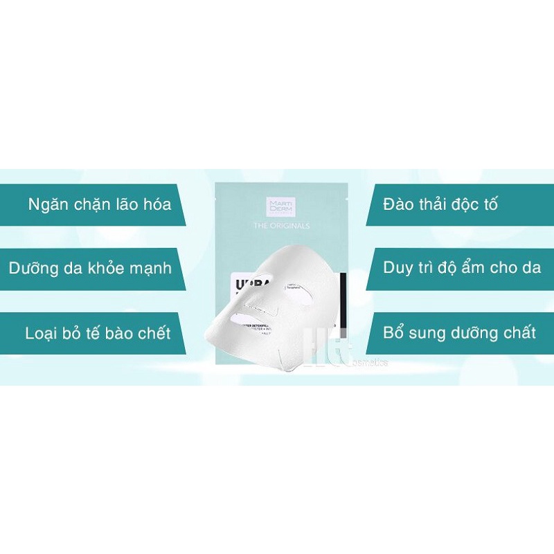 HÀNG CÔNG TY - Mặt Nạ MartiDerm The Originals Moisturising Mask Dưỡng Ẩm Da Chống Lão Hoá - 01 Miếng
