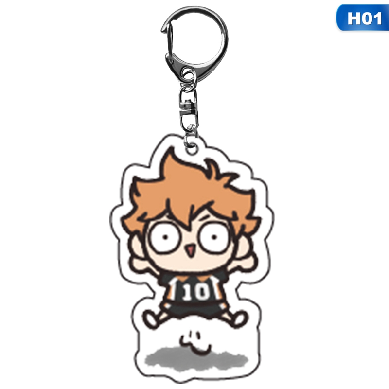 flowersqueen Móc khóa hình nhân vật anime Haikyuu dễ thương