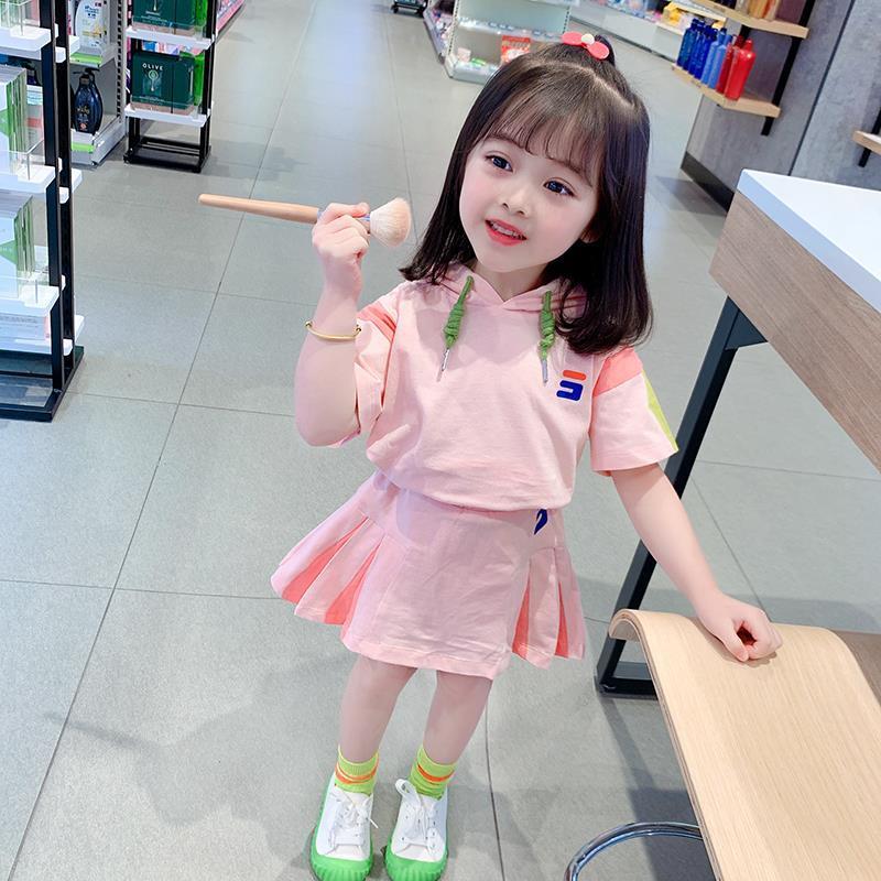 Bộ đồ thể thao 2 món thời trang Hàn Quốc năng động cho bé gái