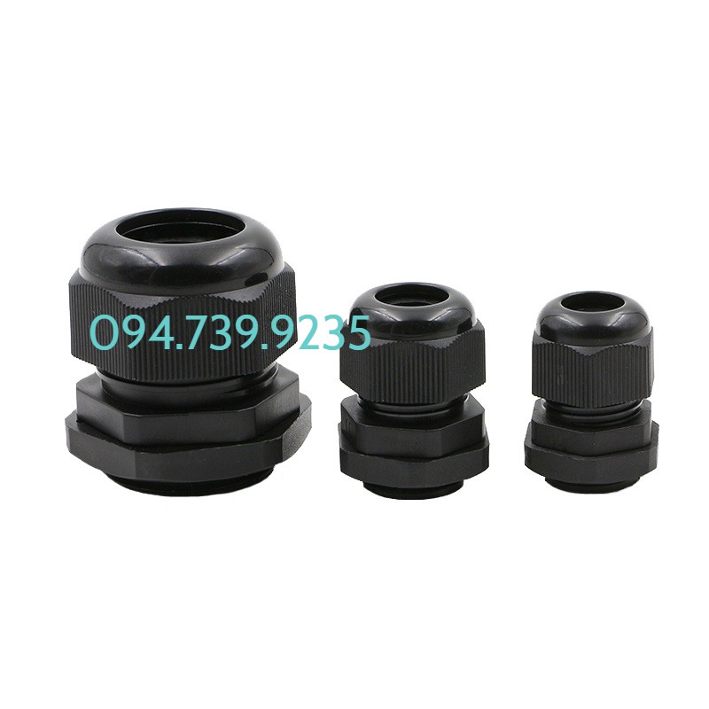Ốc siết cáp đen PG 36