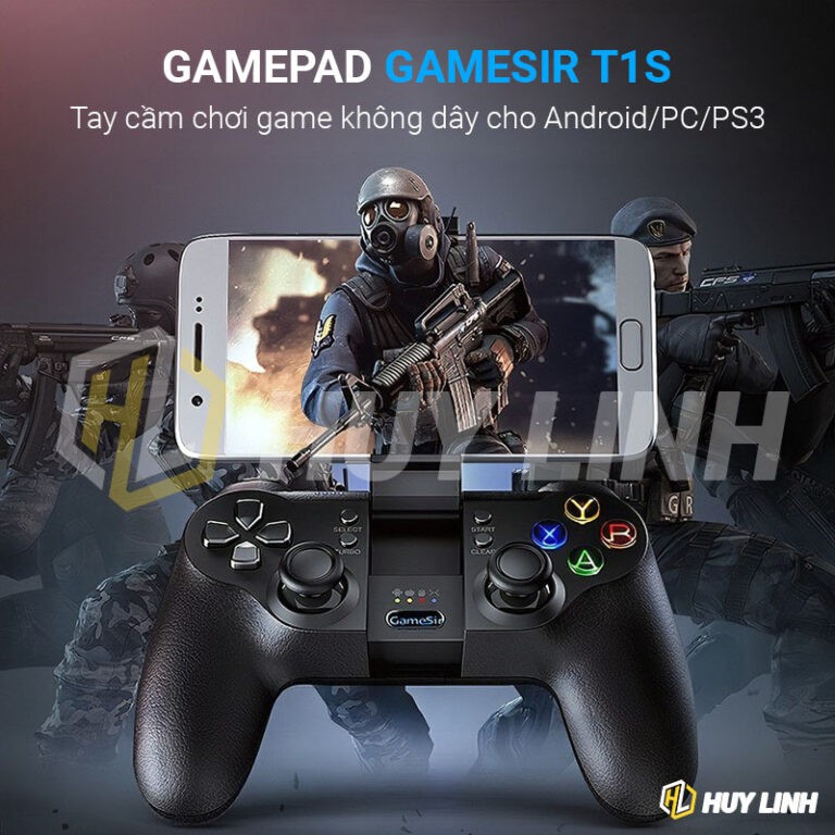 [ Bản quốc tế] Gamesir T1s || Tay cầm chơi game không dây cho Android/iOS/PC/PS3 chính hãng