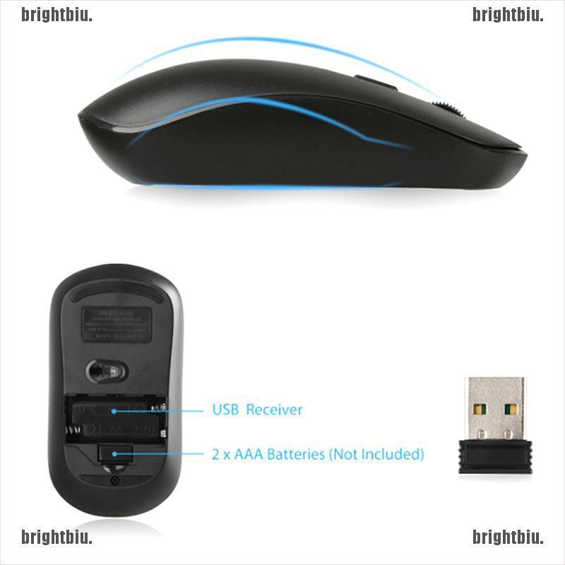 Bộ bàn phím và chuột không dây USB 2.4GHZ cho laptop/PC